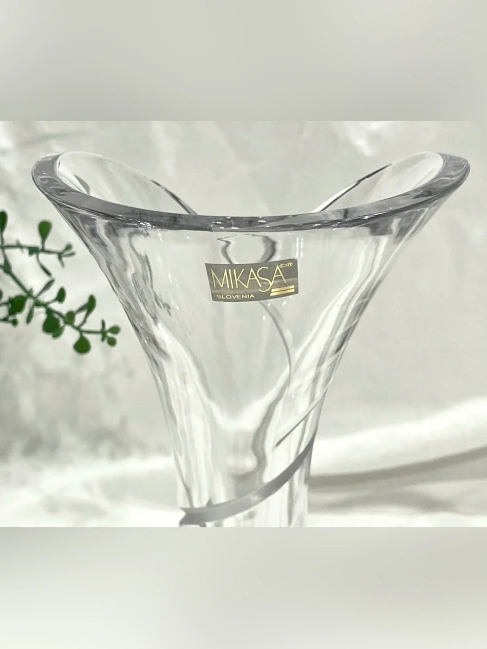 Vintage Mikasa Leaded Crystal Curtain Call 8½